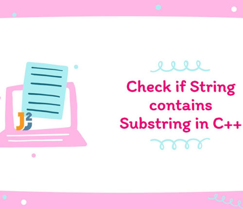 String contains C++