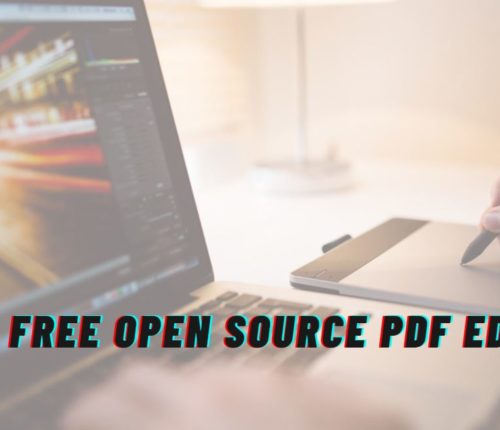 open source PDF editor