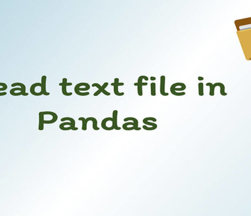 Read text file in Pandas