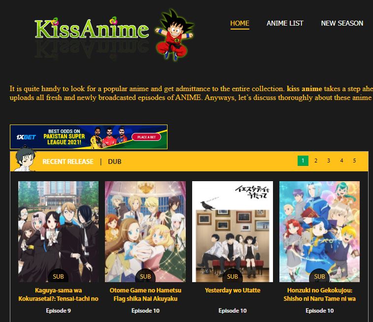 kiss anime