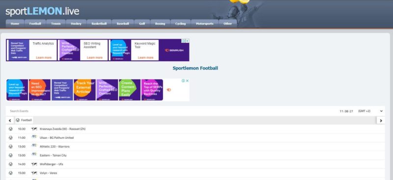 SportLemon - Stream2watch alternatives