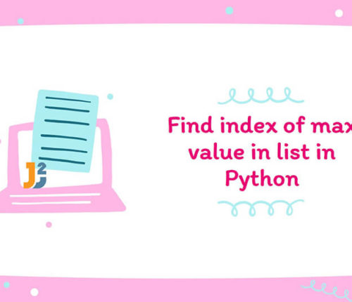 Find index of max value in Python