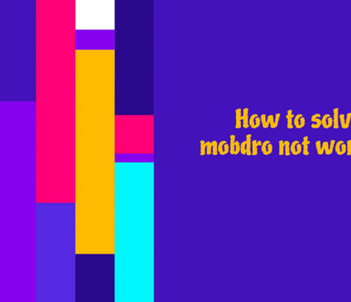 Mobdro not working