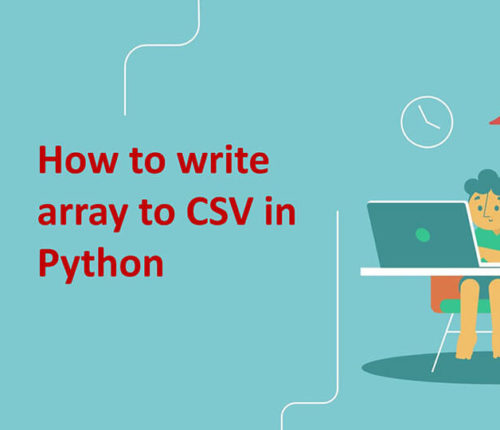Write array to CSV in Python