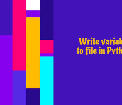 Write variable to file in Python