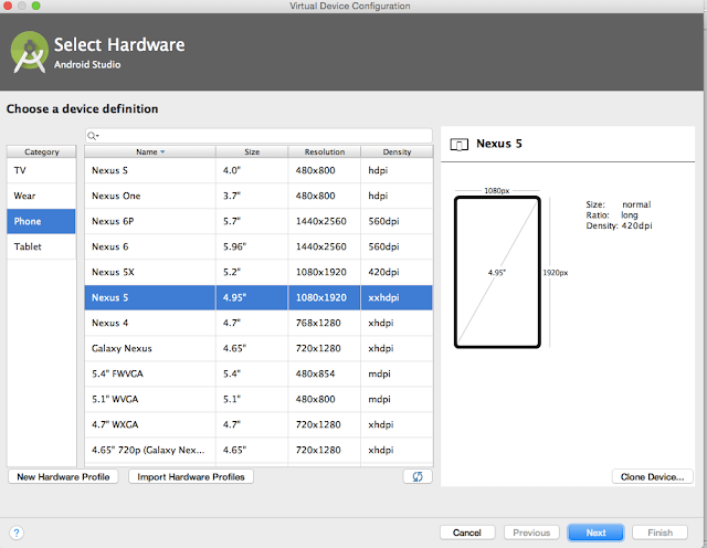 Choose Android Hardware