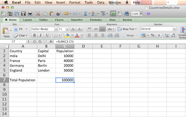 Working with formulas in excel using Apache POI in java