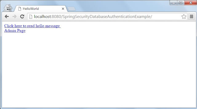 Spring Security database authentication