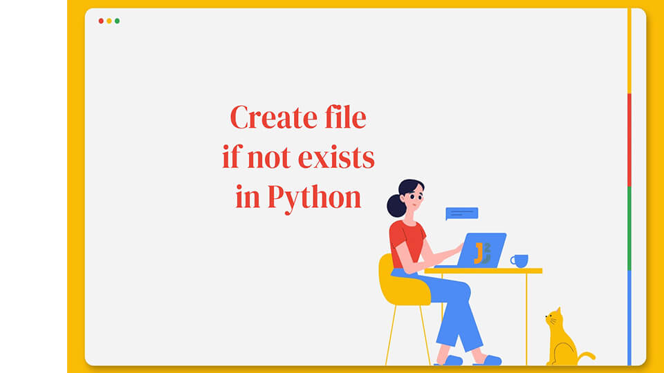 Python create file if not exists