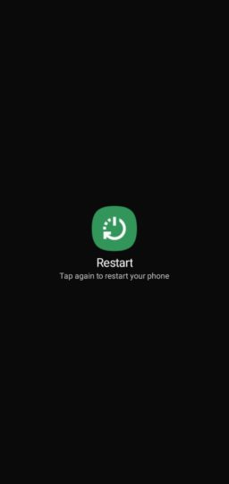 restart option on android