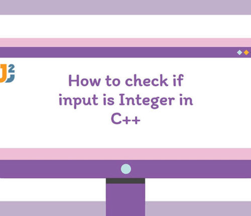 Check if input is Integer in C++