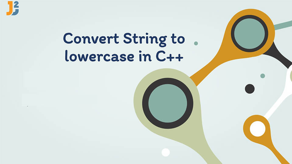 Convert String to lowercase in C++