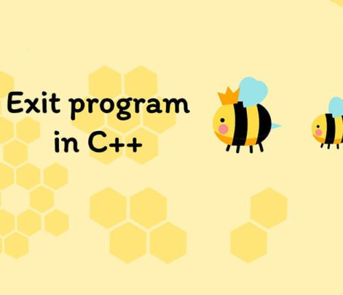 Exit program in C++