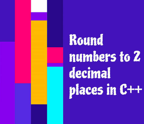 Round to 2 decimal places in C++