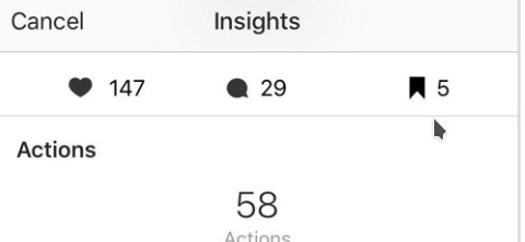 how to see how many people saved your Instagram post