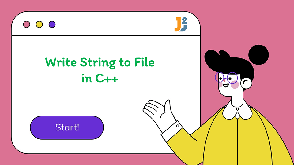 Write String to file in C++
