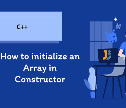 How to initialize an array in Constructor in C++