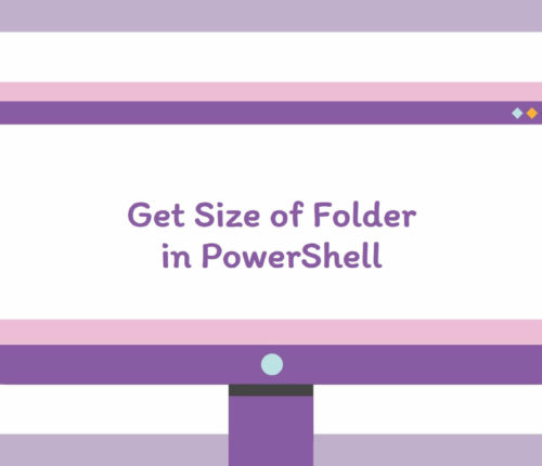 Get size of folder in PowerShell