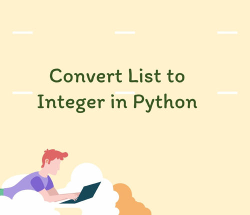 Convert List to Integer in Python