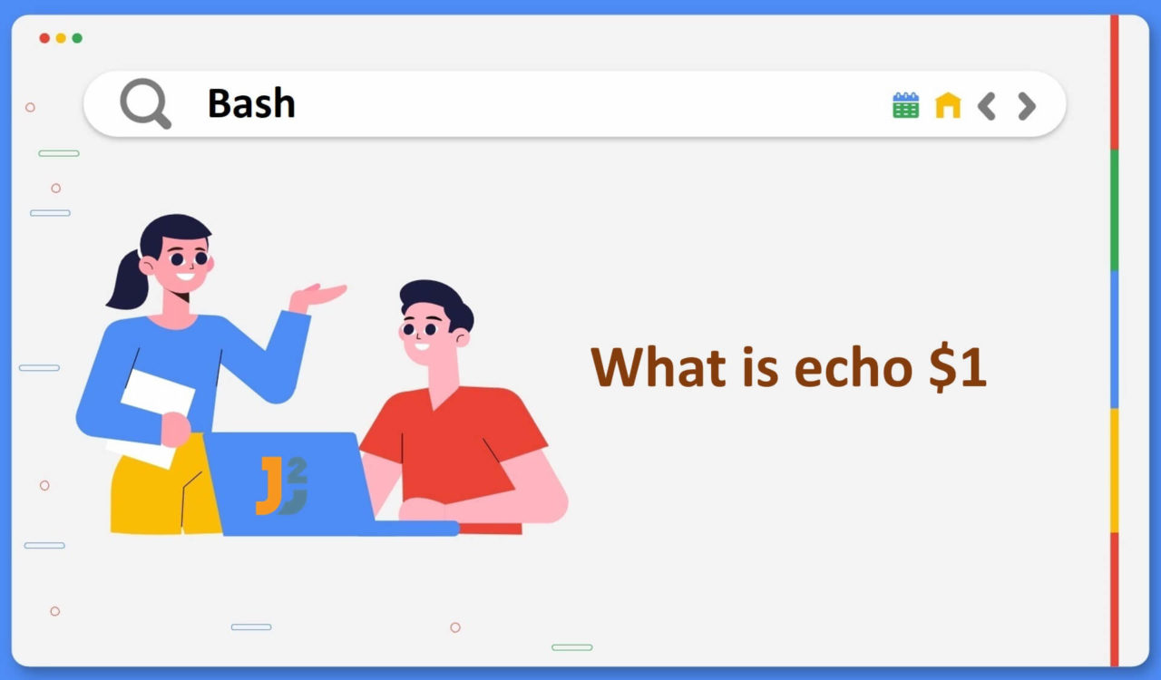Echo $1 Bash