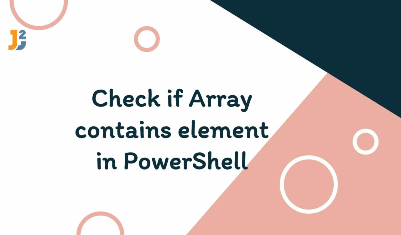 Check if Array contains element in PowerShell