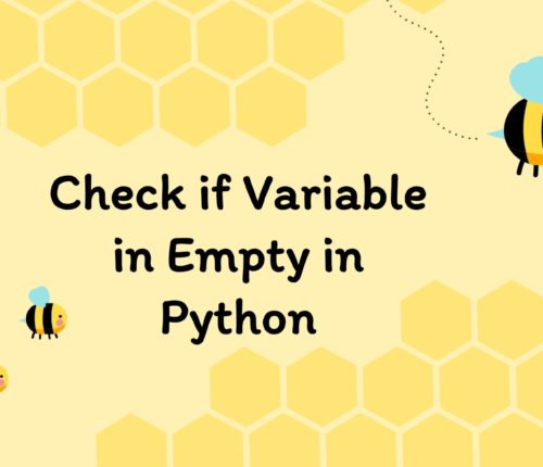 Check if Variable is empty in Python