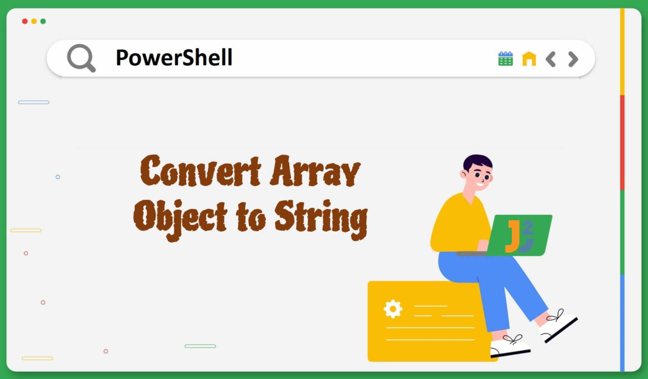 Convert Array Object to String in PowerShell