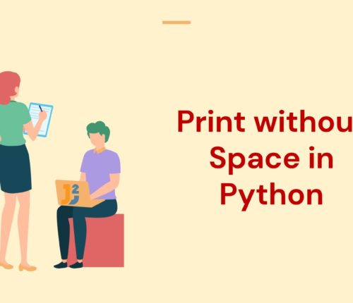 Print without space in Python