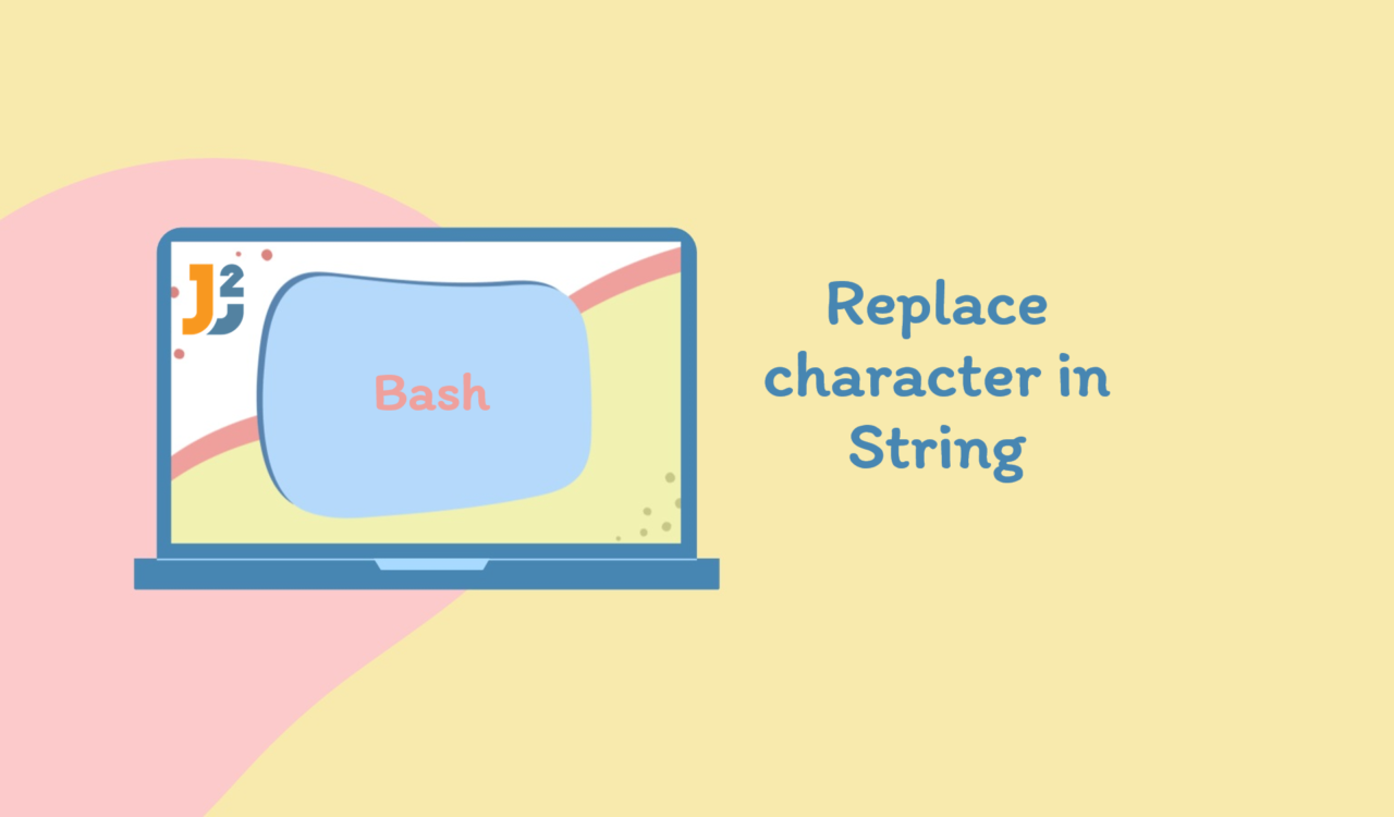 Bash replace character in String