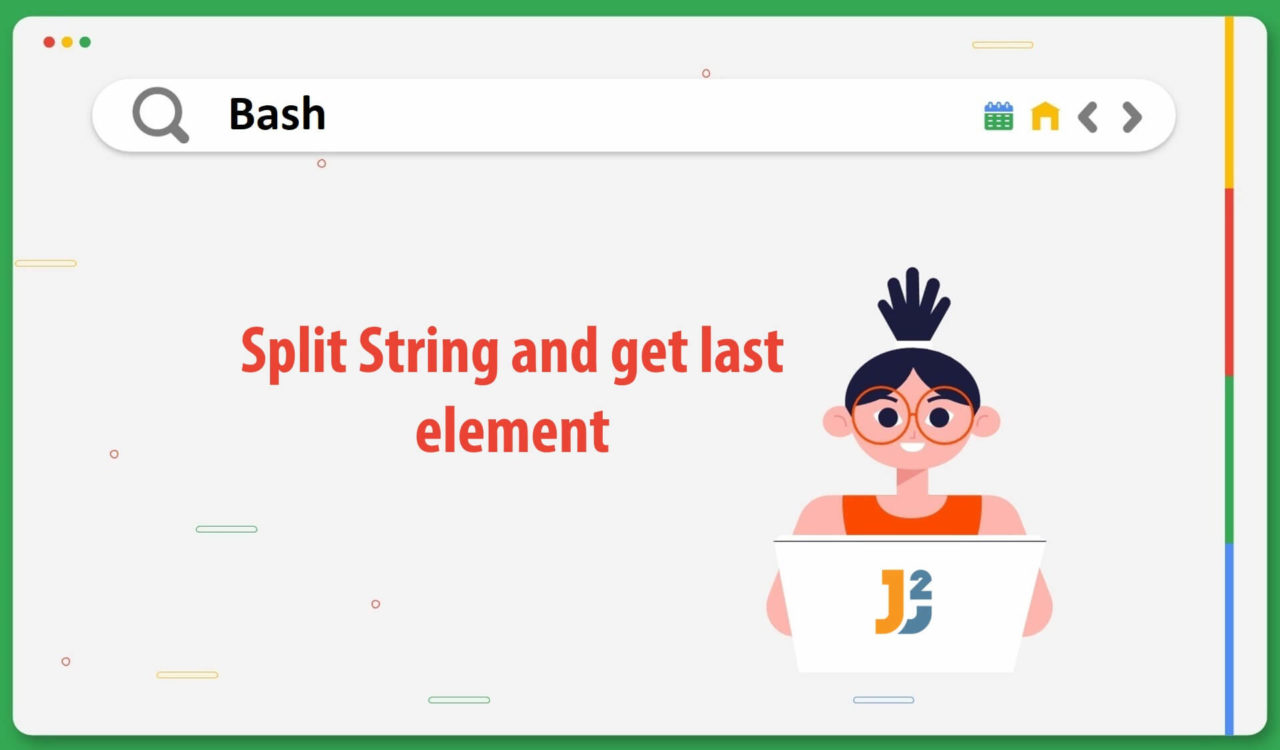 Bash split string and get last element