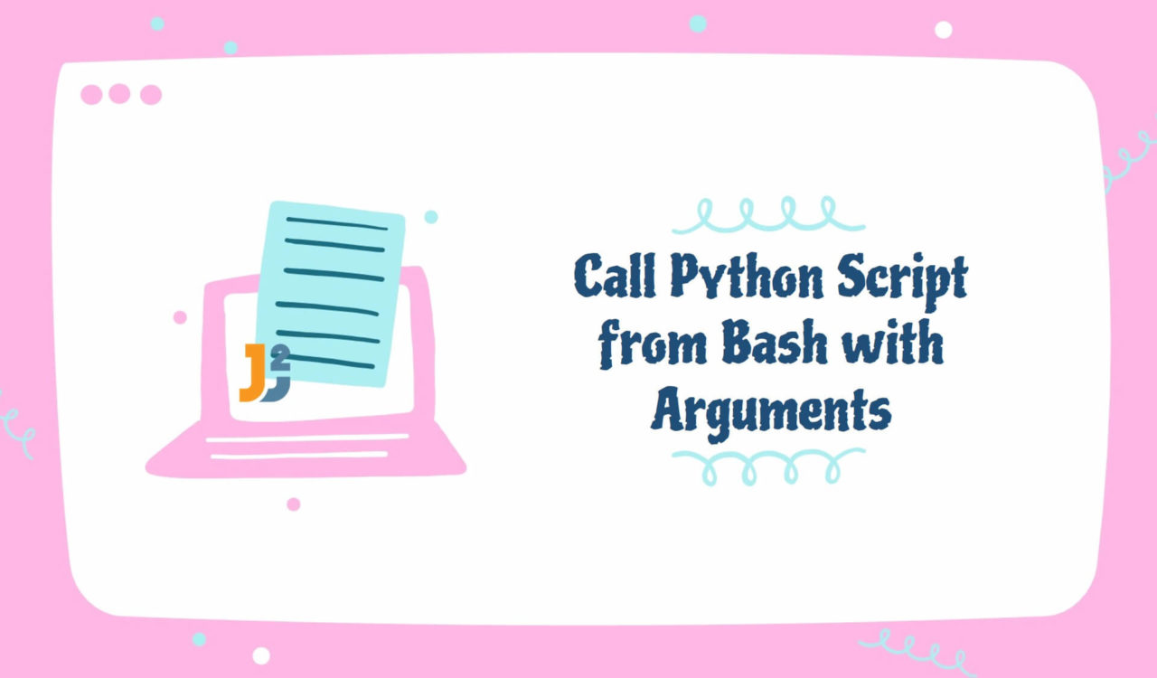 Call Python script from bash with arguments