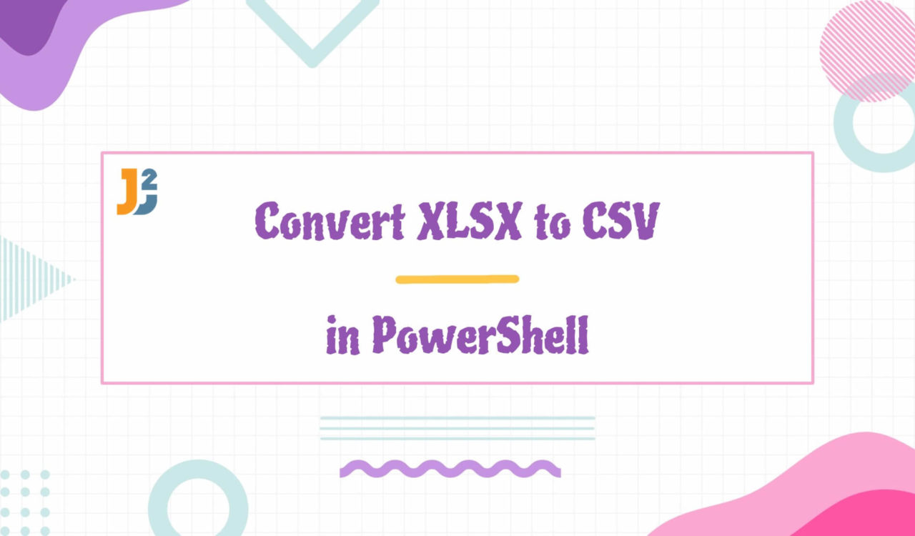 Convert XLSX to CSV in PowerShell
