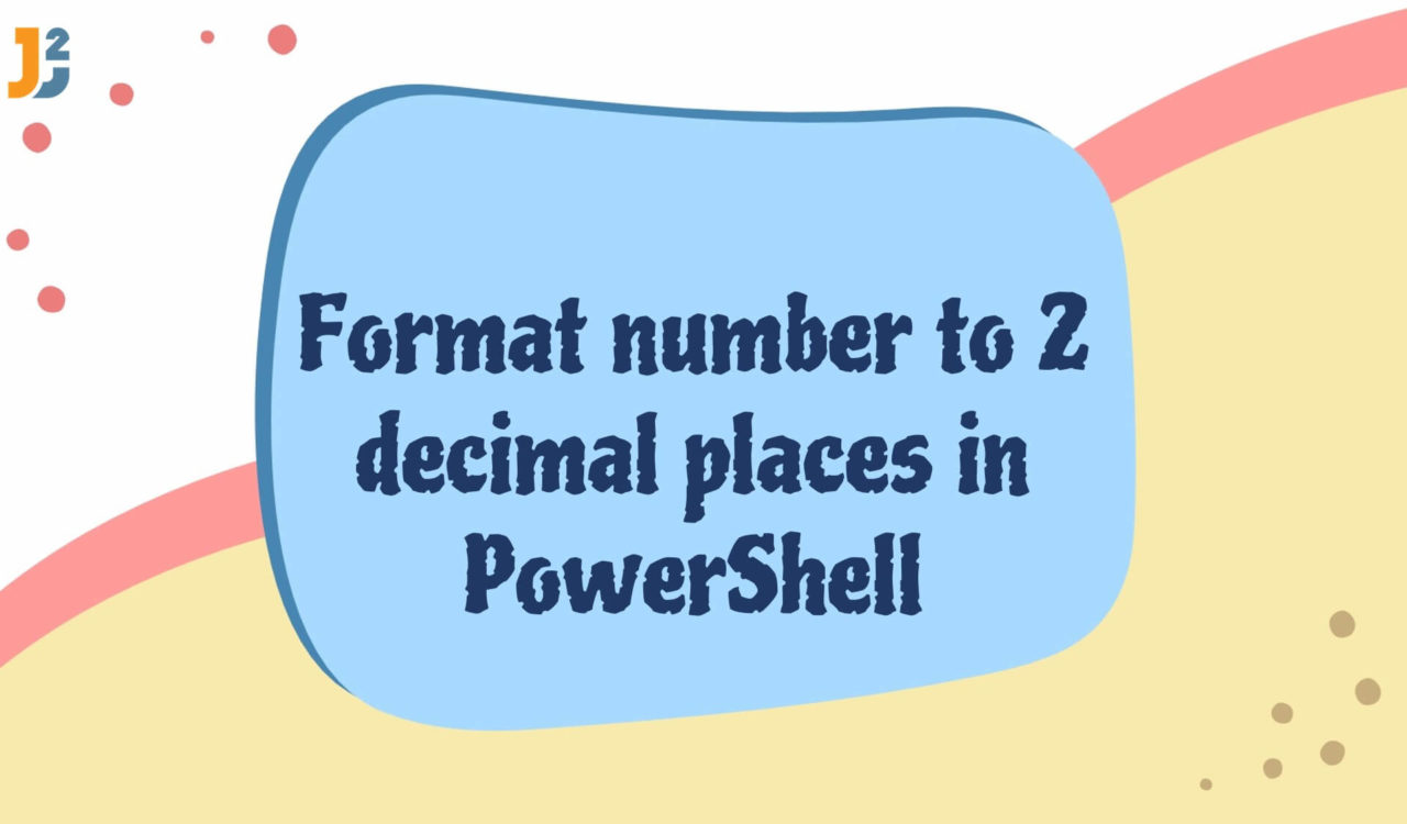 Format number to 2 decimal places in PowerShell