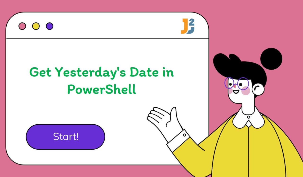 Get yesterday's date in PowerShell