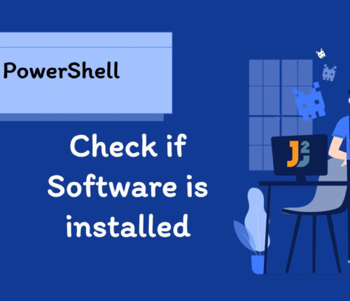 PowerShell check if software is installed