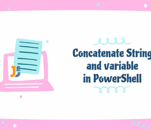 PowerShell Concatenate String and variable