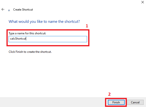 powershell create shortcut on desktop - name the shortcut