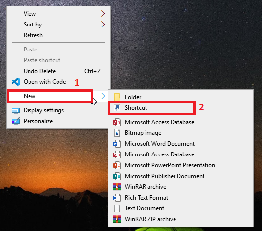 powershell create shortcut on desktop - select shortcut