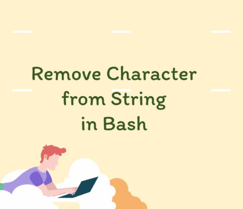 Remove character from String in bash