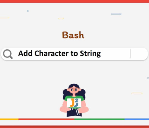 Bash add character to String
