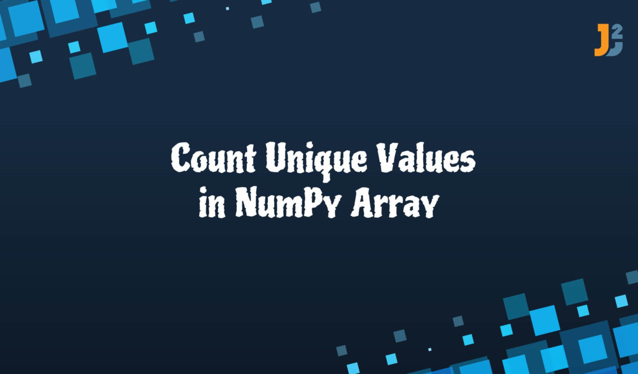 Count unique values in numpy array