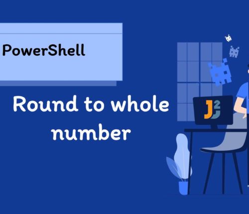 PowerShell round to whole number