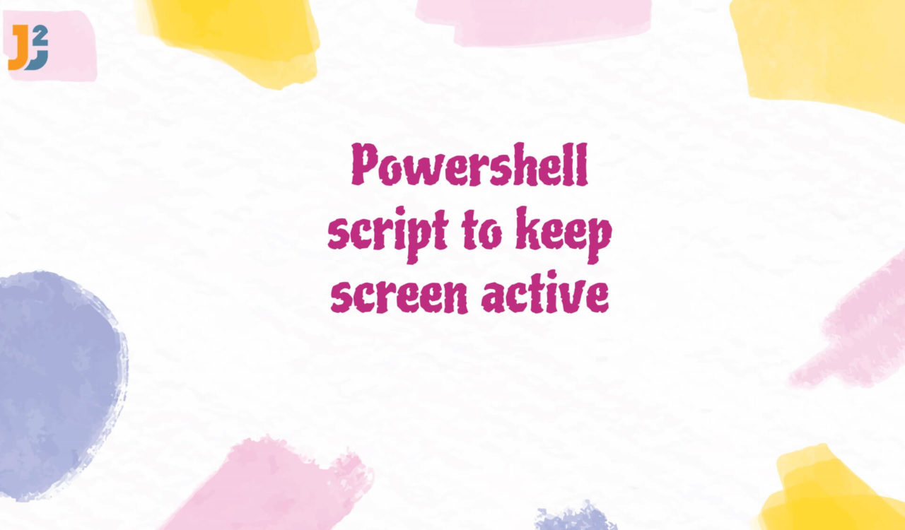 PowerShell script to keep screen active