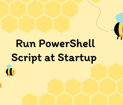 Run PowerShell script at Start up