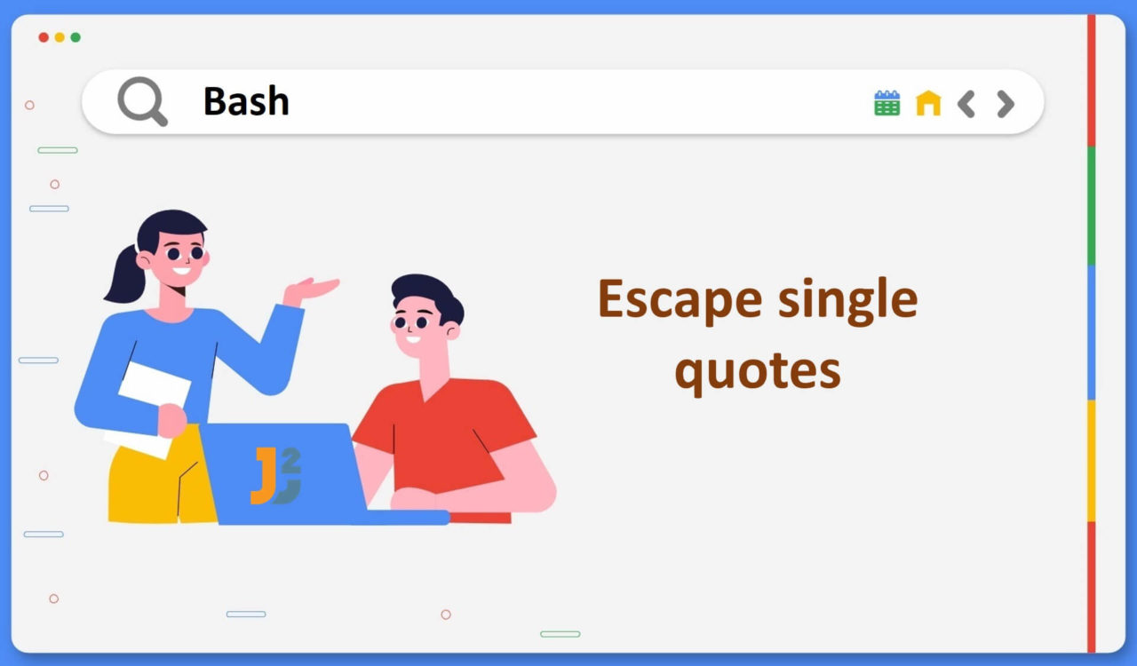 Bash escape single quotes