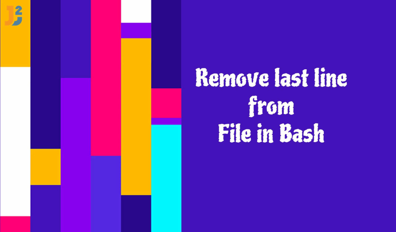 Bash remove last line from file