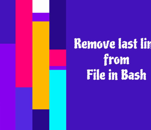 Bash remove last line from file