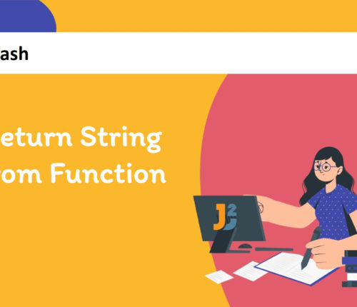 Bash return String from function