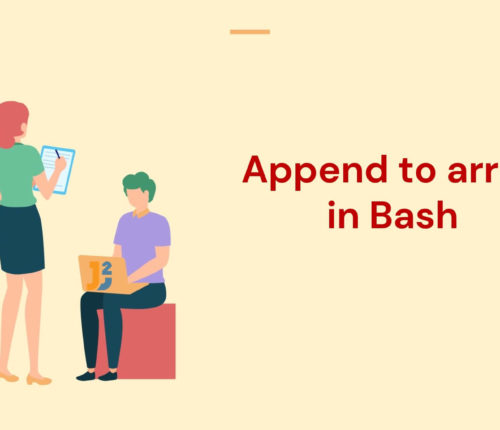 Bash Append to Array