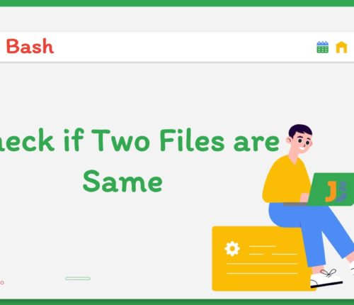 Bash Check if two files are same